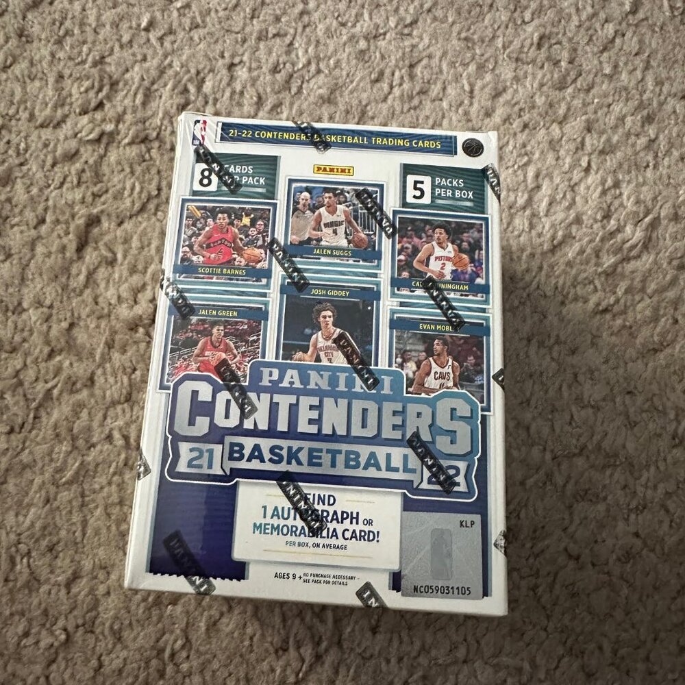 Panini 2021-22 Contenders NBA Basketball Blaster Box Factory Sealed